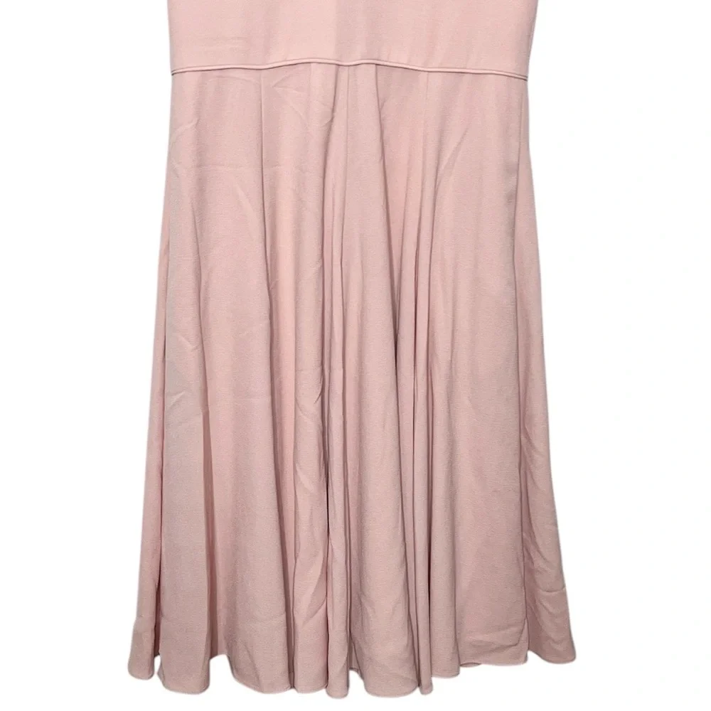 Gal Meets Glam Edith Midi Dress Pink Fit & Flare Short Sleeve Size‎ 10 - Picture 4 of 10